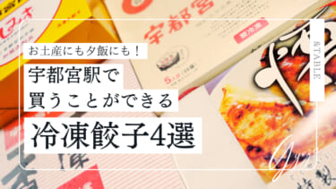 お土産にも夕飯にも！宇都宮駅で買うことのできる冷凍餃子4選